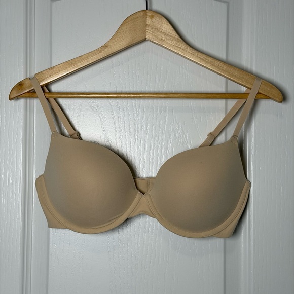 SKIMS Fits Everybody Push-Up Demi Bra 36C Sand NWT - Picture 4 of 6